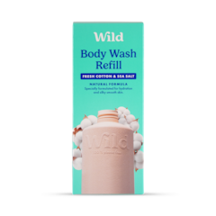 Image 1 for Fresh Cotton & Sea Salt Body Wash Refill 300ml