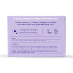 Image 4 for French Lavender Exfoliating Soap Bar 125g