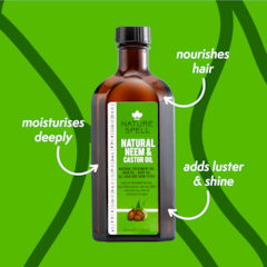 Image 3 for Neem & Castor Oil for Hair and Skin 150ml