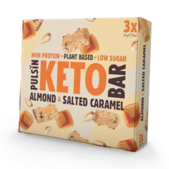 Image 1 for Keto Almond & Salted Caramel Multipack 3 x 30g