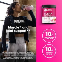 Image 3 for Clear Whey Protein Isolate + Collagen Apple & Raspberry 240g