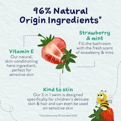 Image 4 for 3 In 1 Swim, Strawberry & Mint 250ml