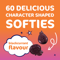Image 2 for Disney Frozen Iron & Vitamin C Blackcurrant 60 Blackcurrant Flavour Softies