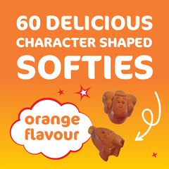 Image 2 for Disney Toy Story Omega 3 60 Orange Flavour Softies