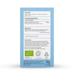 Image 2 for Organic Lion's Mane Pure Grade Extract 60 Capsules
