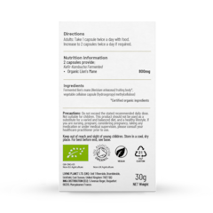 Image 2 for Organic Fermented Lion's Mane 60 Capsules