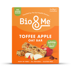 Image 1 for Toffee Apple Gut-Loving Oat Flapjack Bar 3x 38g