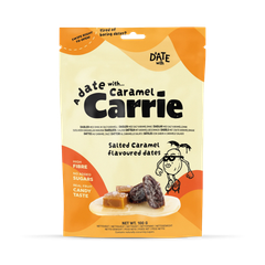 Image 1 for … Caramel Carrie: Salted Caramel Dates 100g