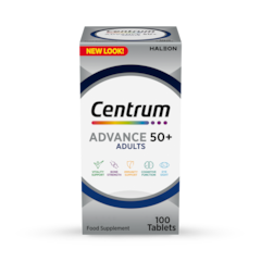 Image 1 for Advance 50+ Multivitamins & Minerals 100 Tablets