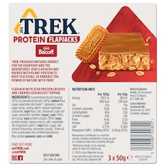 Image 2 for Trek Lotus Biscoff Protein Flapjack Multipack 3x 50g