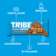 Image 2 for Protein & Focus Peanut Butter Choc Chip Protein Bar 60g