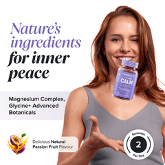 Image 4 for Calm Magnesium Glycinate Passionfruit Flavoured 60 Gummies