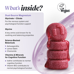 Image 5 for Calm Magnesium Glycinate Passionfruit Flavoured 60 Gummies