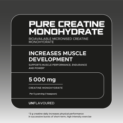 Image 4 for Creatine Monohydrate 500g Powder