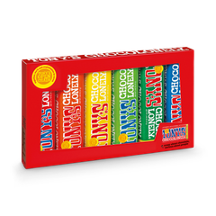Image 1 for Tony'S Chocolonely Rainbow Tasting Pack 6x 50g