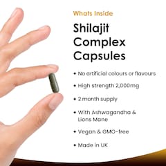 Image 2 for Shilajit Complex Food Supplement 120 Capsules