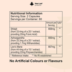 Image 3 for Shilajit Complex Food Supplement 120 Capsules