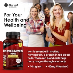 Image 3 for Iron With Vitamin C 30 Gummies