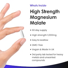 Image 2 for Magnesium Malate 120 Capsules