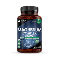 Image 1 for Products Magnesium Complex 4 in1 Glycinate Citrate, Malate, Oxide 120 Capsules