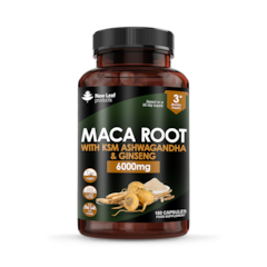 Image 1 for Products Maca Root Capsules With Ksm Ashwagandha, Panax Ginseng & Black Pepper 180 Capsules