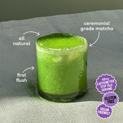 Image 4 for Blueberry Matcha Tea Powder 75g