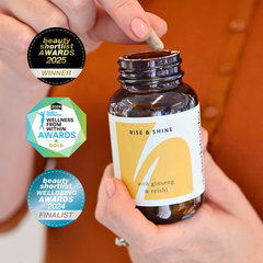 Image 5 for Rise & Shine With Ginseng & Reishi 60 Vegan Capsules