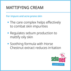 Image 3 for Clear Face Mattifying Cream 50ml