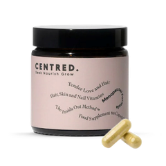 Image 1 for Centred. Menopause Formula Tender Love And Hair 60 Capsules