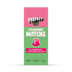 Image 1 for Perfect Ted Matcha Nespresso Pods Strawberry Pods x10