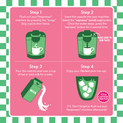 Image 3 for Perfect Ted Matcha Nespresso Pods Strawberry Pods x10