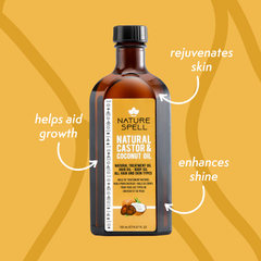 Image 4 for Hair & Body Oil Castor & Coconut 150ml