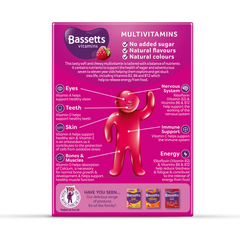 Image 2 for Vitamins 7-11 Multivitamins Raspberry 30 Gummies