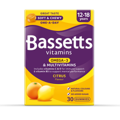 Image 1 for Vitamins 12-18 Omega-3 & Multivitamins Citrus 30 Gummies