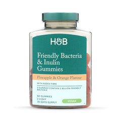 Image 1 for Friendly Bacteria Inulin Pineapple Orange Flavour 60 Gummies