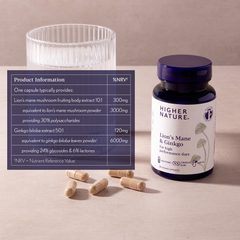 Image 4 for Lions Mane & Ginkgo 30 capsules