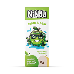Image 1 for Apple & Pear Fruity Vitamin Water 200ml