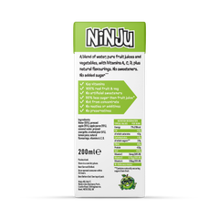 Image 2 for Apple & Pear Fruity Vitamin Water 200ml