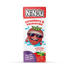 Image 1 for Strawberry & Blackcurrant Fruity Vitamin Water 200ml