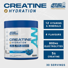 Image 2 for Creatine+ Hydration Powder Blue Raspberry 300g