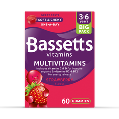Image 1 for Vitamins 3-6 Multivitamins Strawberry 60 Gummies