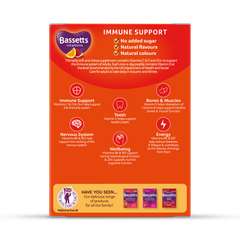 Image 2 for Vitamins Adult Immune Support Multivitamins Orange & Pomegranate 30 Pastilles