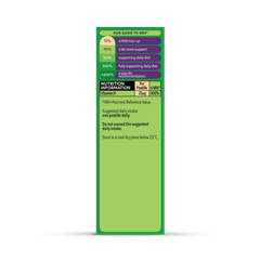 Image 3 for Vitamins Adult Vitamin D  Apple & Raspberry 30 Pastilles