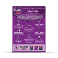 Image 2 for Vitamins Woman Multivitamins & Multiminerals Raspberry 30 Pastilles