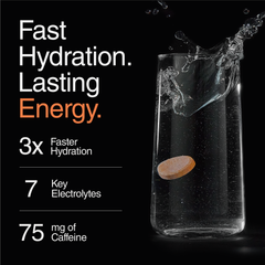Image 3 for Daily Energy 3-In-1 Formula, Hydration, Electrolytes & Vitamins Effervescent Tablets Orange  20 Tablets