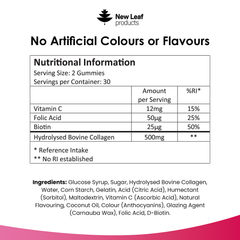 Image 3 for Collagen Gummies VitaminC, Folic Acid & Biotin 60 capsules