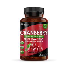 Image 1 for Cranberry Vitamin C & D Tablets 120 tablets