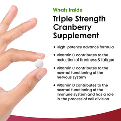 Image 2 for Cranberry Vitamin C & D Tablets 120 tablets