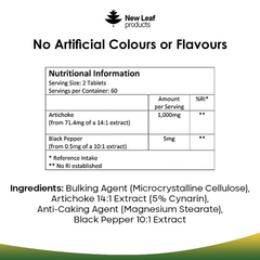 Image 3 for Artichoke Tablets 120 tablets