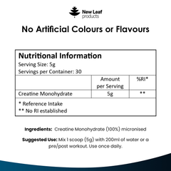 Image 3 for Creatine Monohydrate Powder 150g